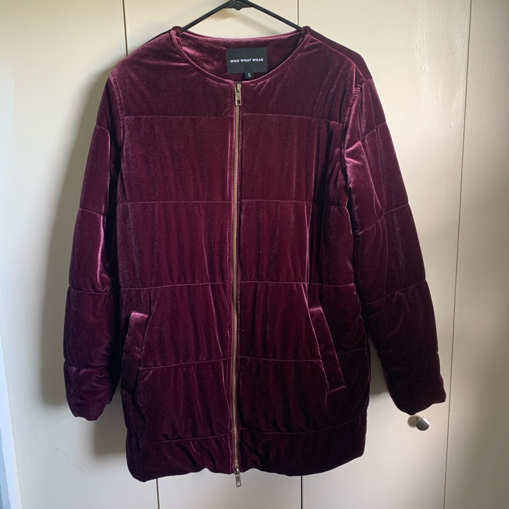 Purple Velvet Coat
